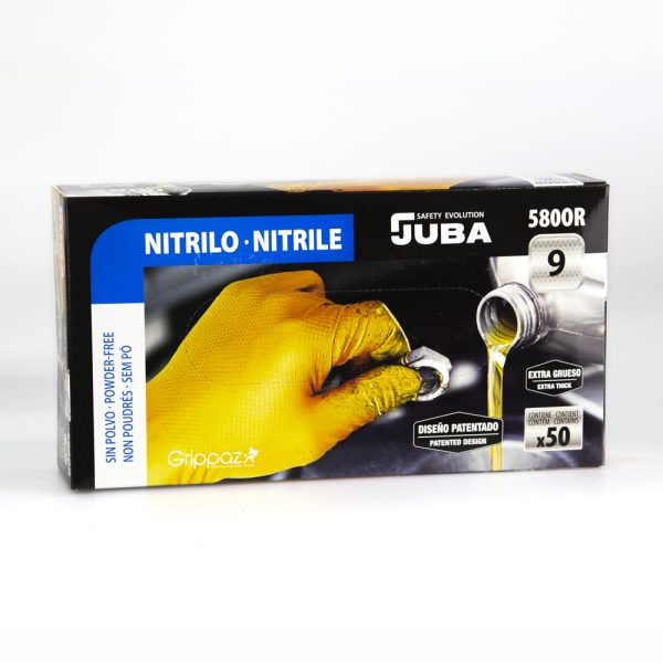 guante-nitrilo-escamas-naranja-